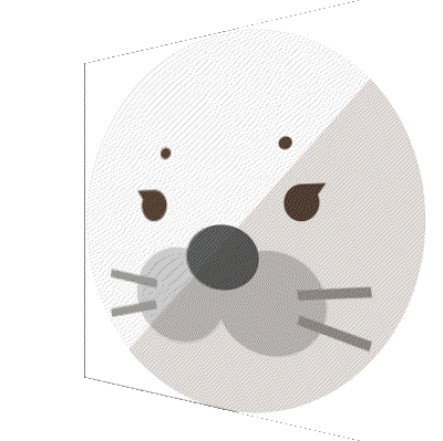 1枚の画像からChoreographerで作成できるgif動画のサンプル