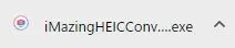 iMazing HEIC Converterのexeファイル