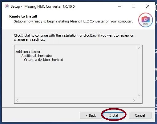 iMazing HEIC Converterをインストールする