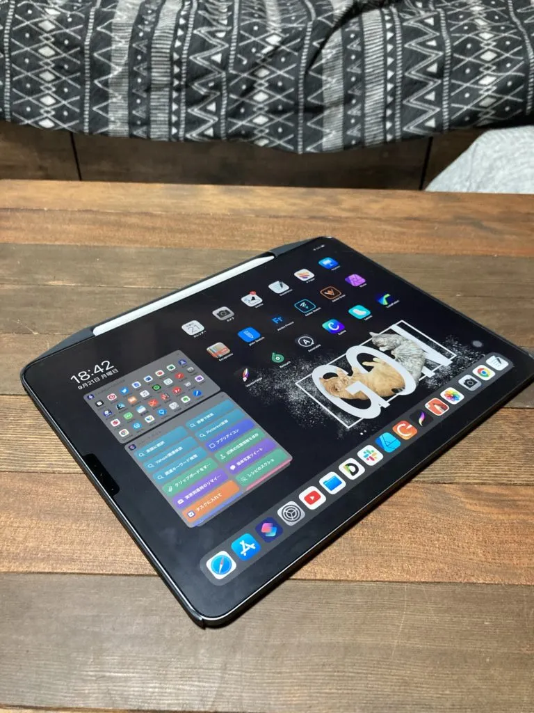 iPad pencilを収納して充電もしてくれる iPadケース