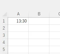 Excelで時間を:抜きで入力する方法 時間表示されるようになる